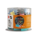 M&G Binder Clips Tempered Steel 15mm (1BOXx60Pcs)